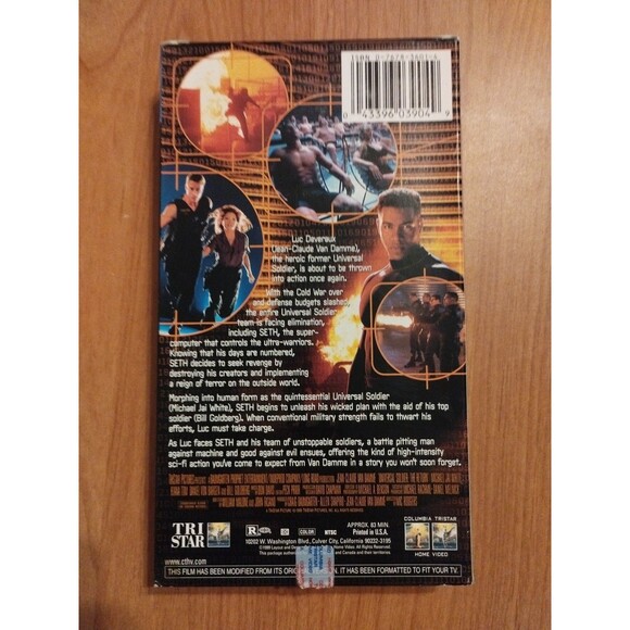 Universal Soldier: The Return VHS 1999 Jean Claude Van Damme - Picture 3 of 7